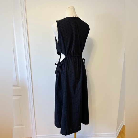 NWT Frank And Oak womens eyelet black dress organic coton size small - Picture 9 of 10